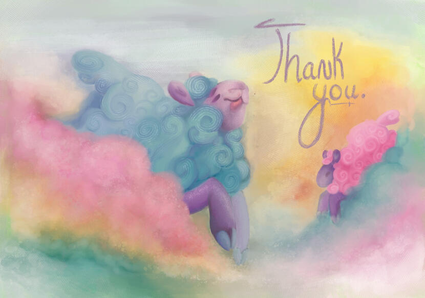 ‘Thank You’ Project, 2025. Mixed Media