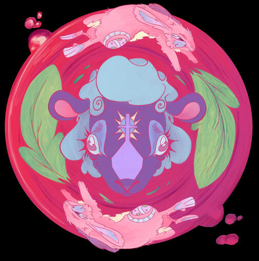 ‘Easter Wax Seal’ Holiday Project, 2024. Digital Art