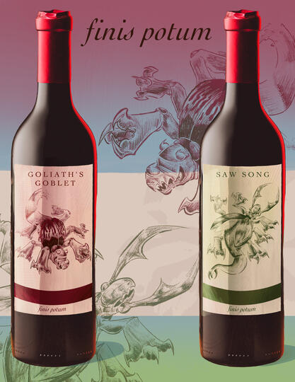 ‘Alcoholic Beverage Branding Assignment’ Junior Studio I, 2024. Digital Art